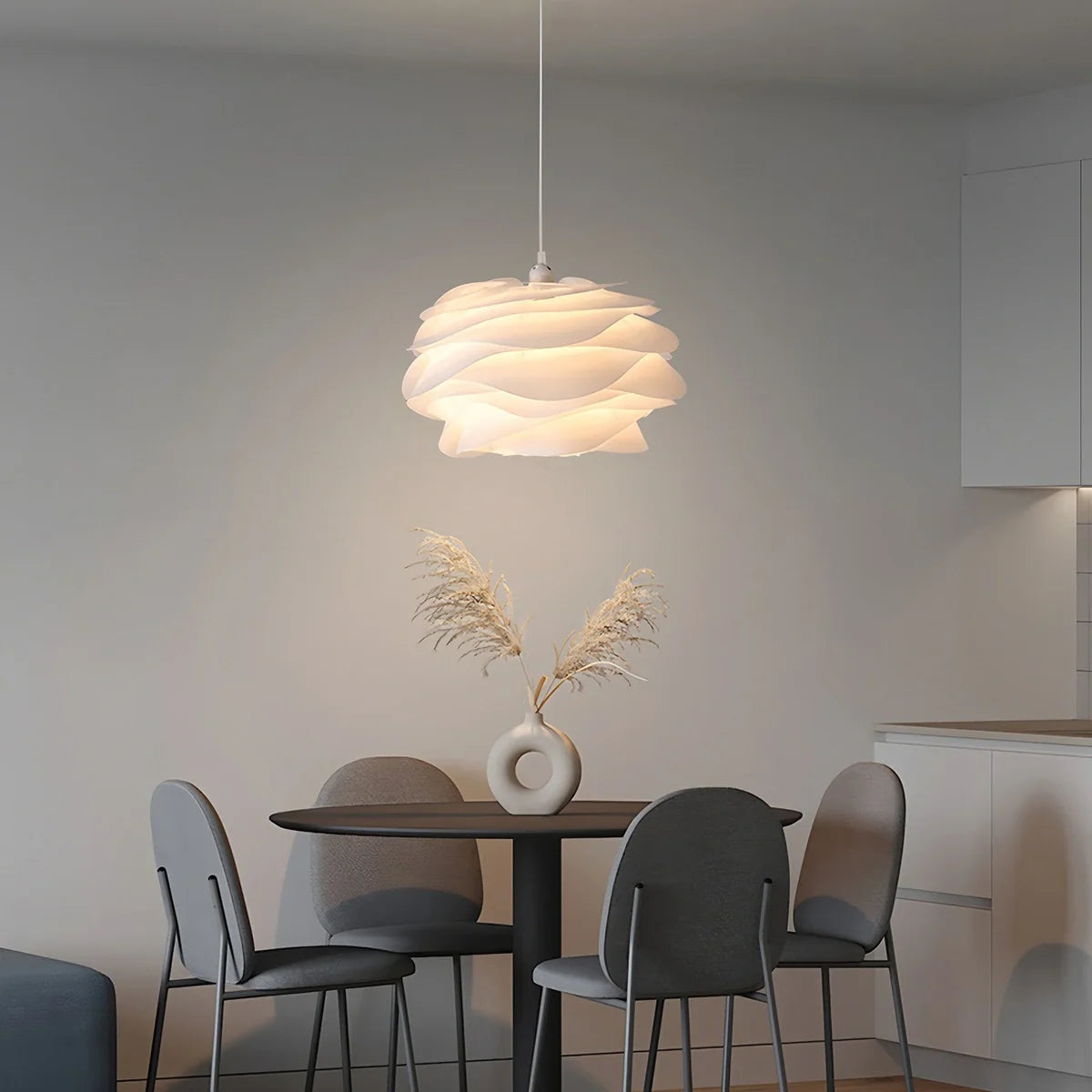 Feyran Rose Floral Pendant Light for Bedroom