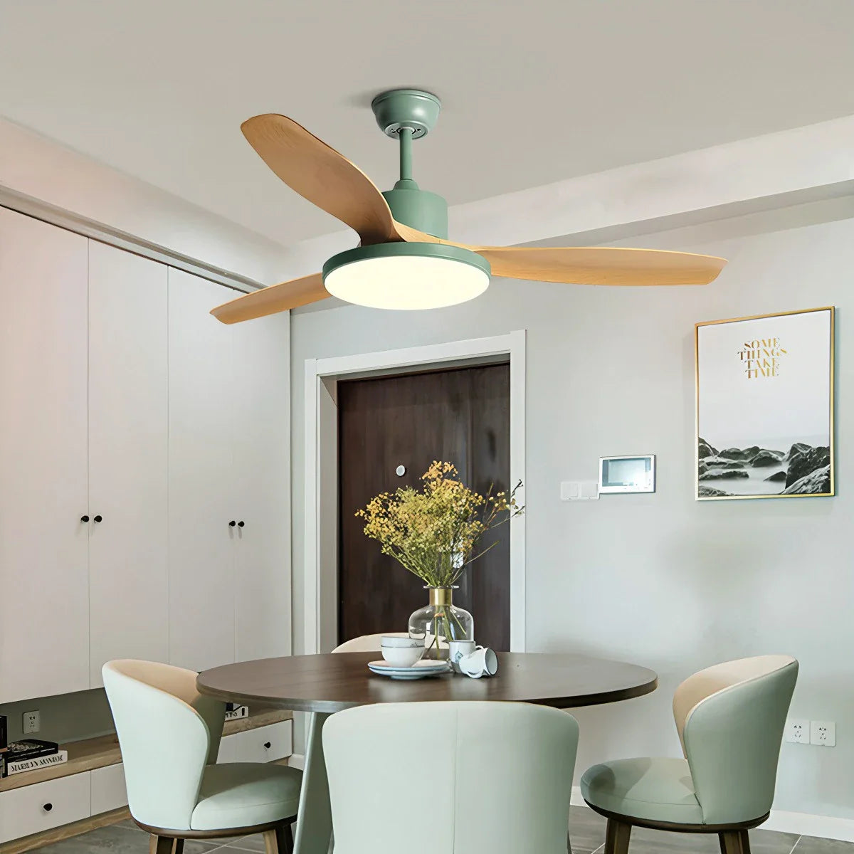 Feyran Scandi Reversible Ceiling Fan with Light