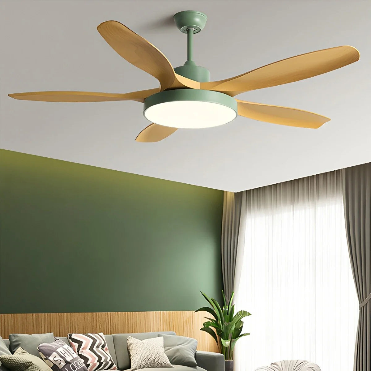Feyran Scandi Reversible Ceiling Fan with Light