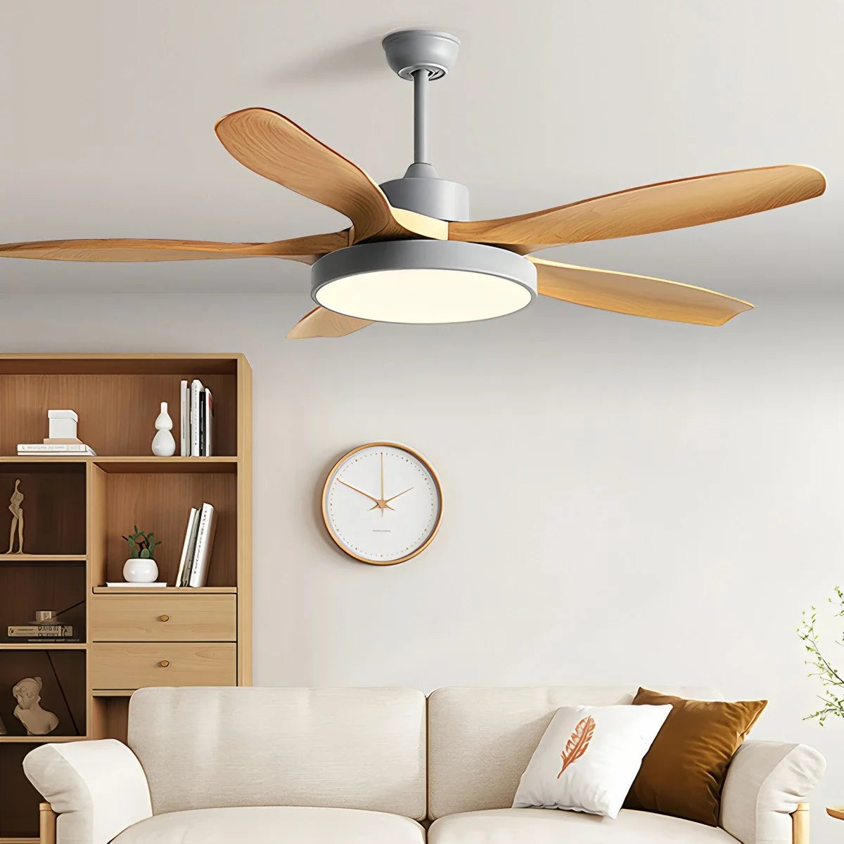 Feyran Scandi Reversible Ceiling Fan with Light