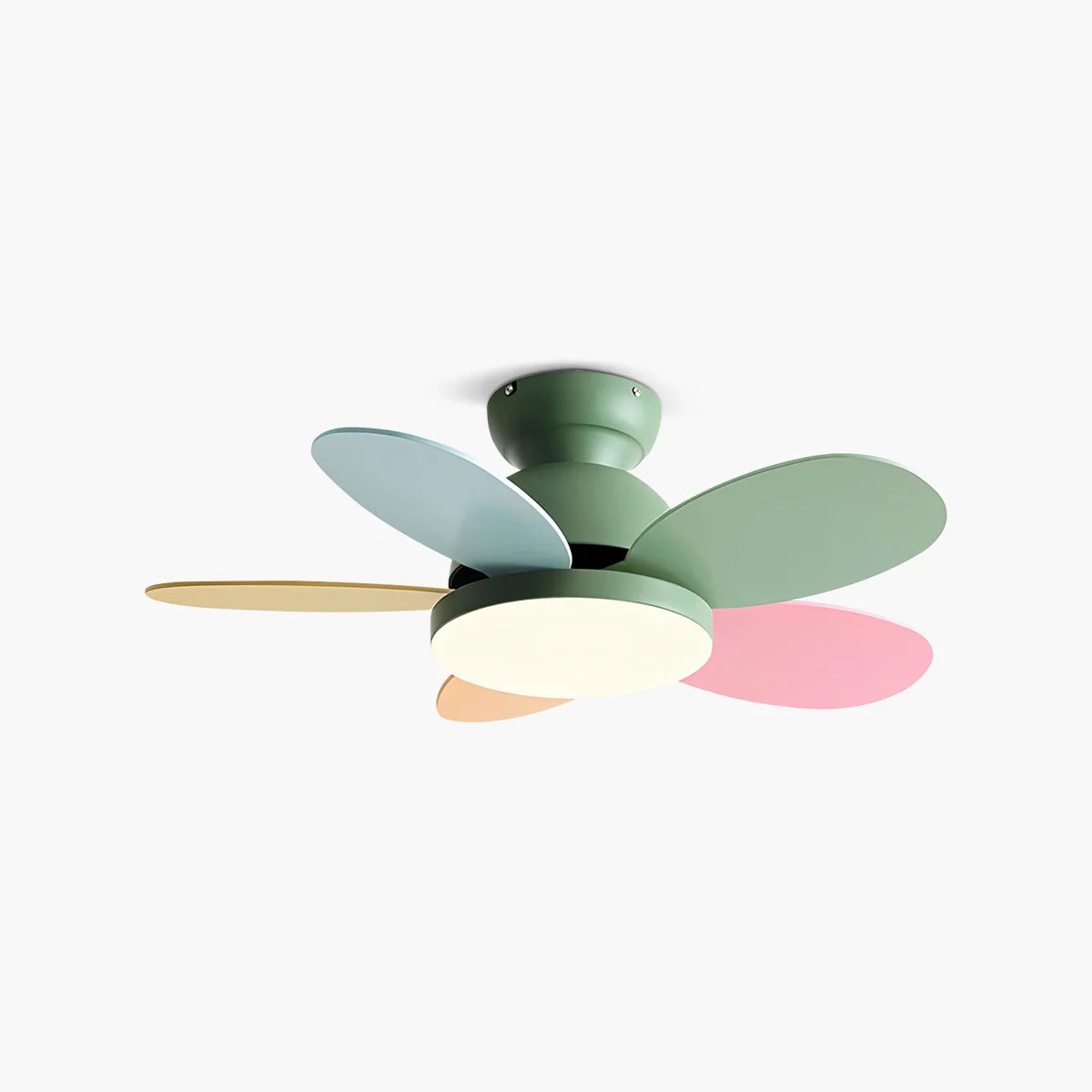 Feyran Scandi Wood Ceiling Fan Lamp for Children’s Room