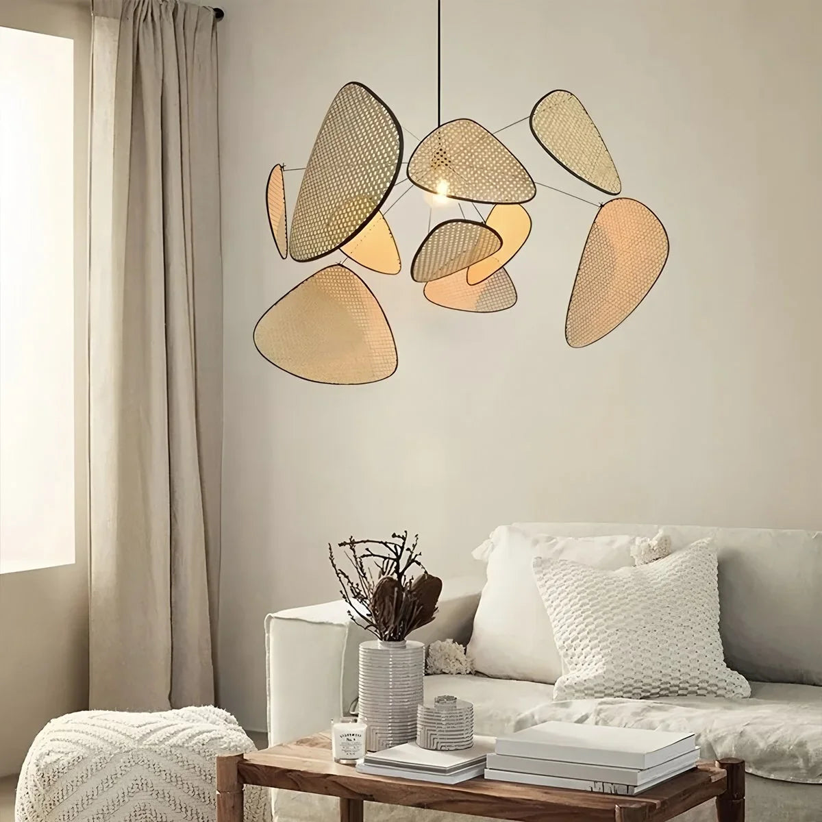 Feyran Screen Cannage Suspension Chandelier