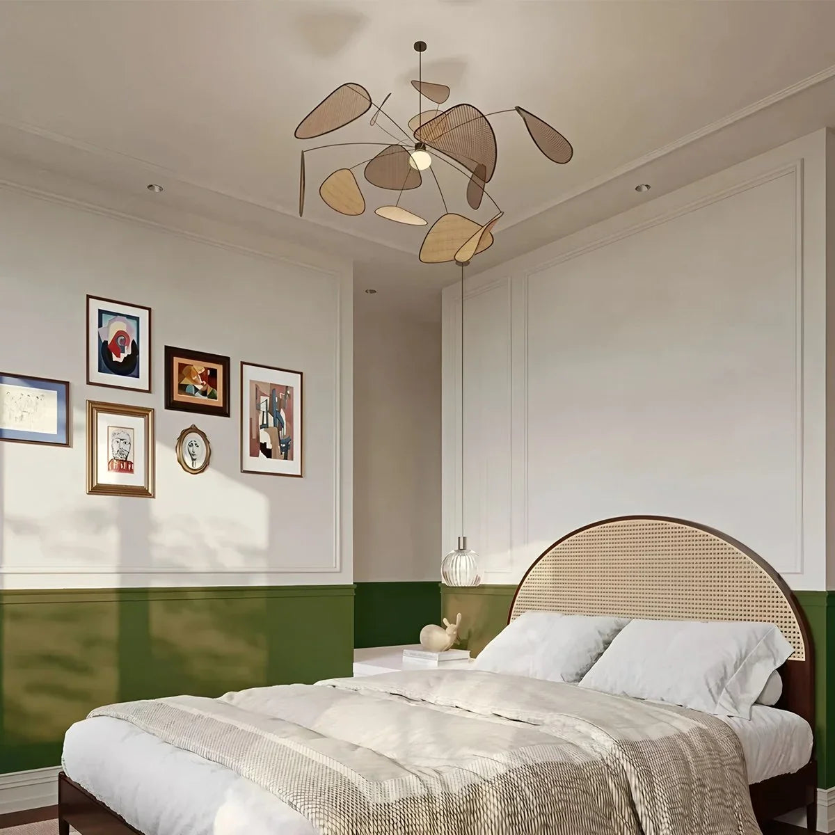 Feyran Screen Cannage Suspension Chandelier