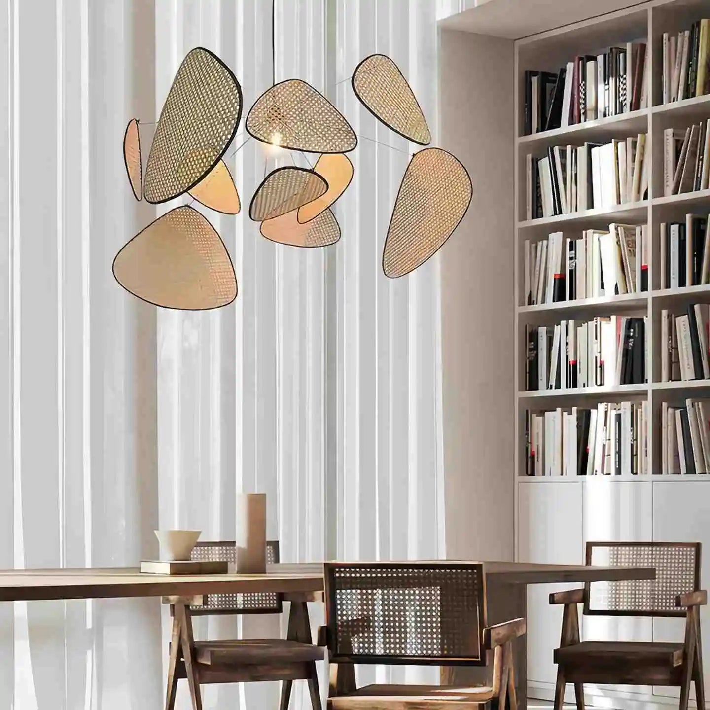 Feyran Screen Cannage Suspension Chandelier