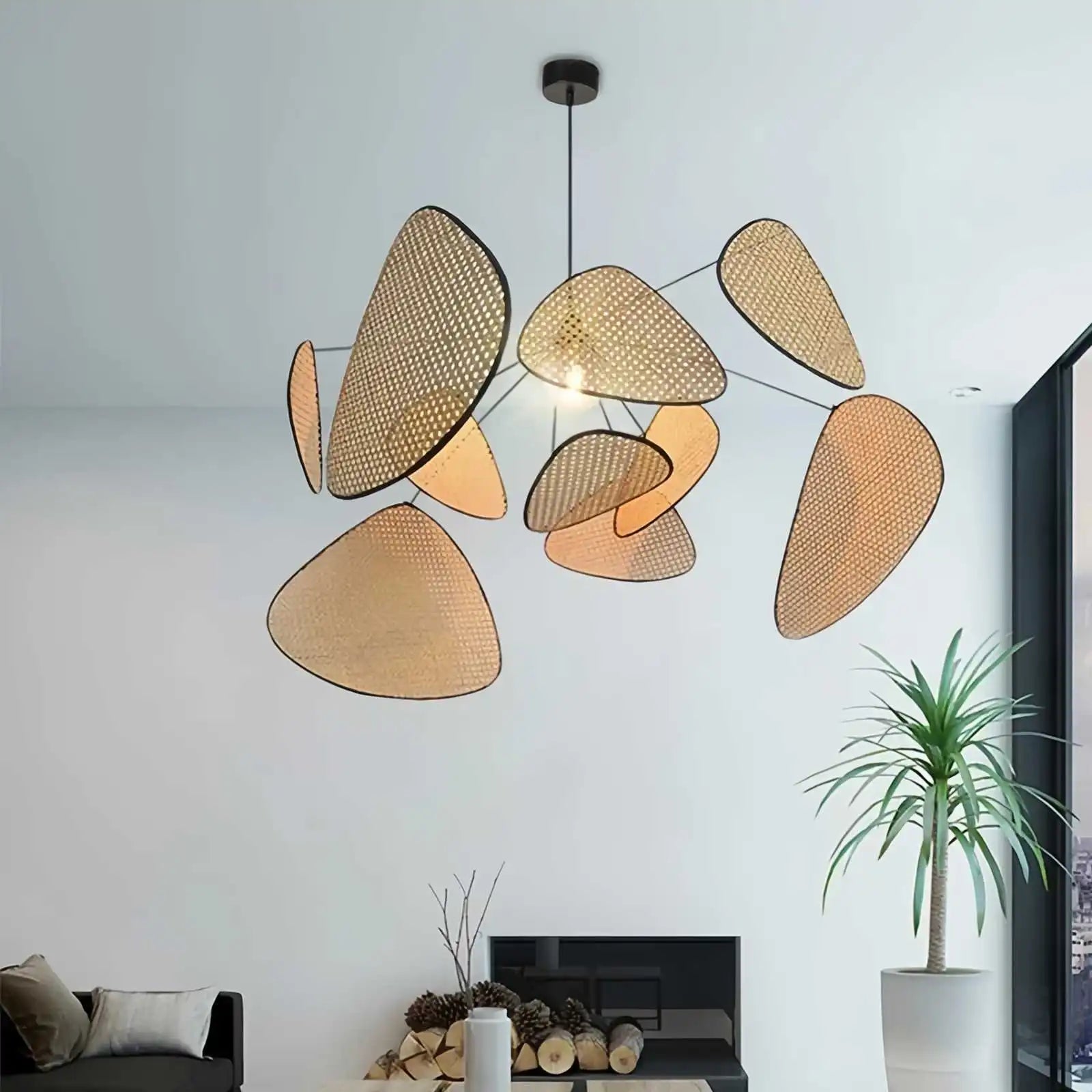 Feyran Screen Cannage Suspension Chandelier