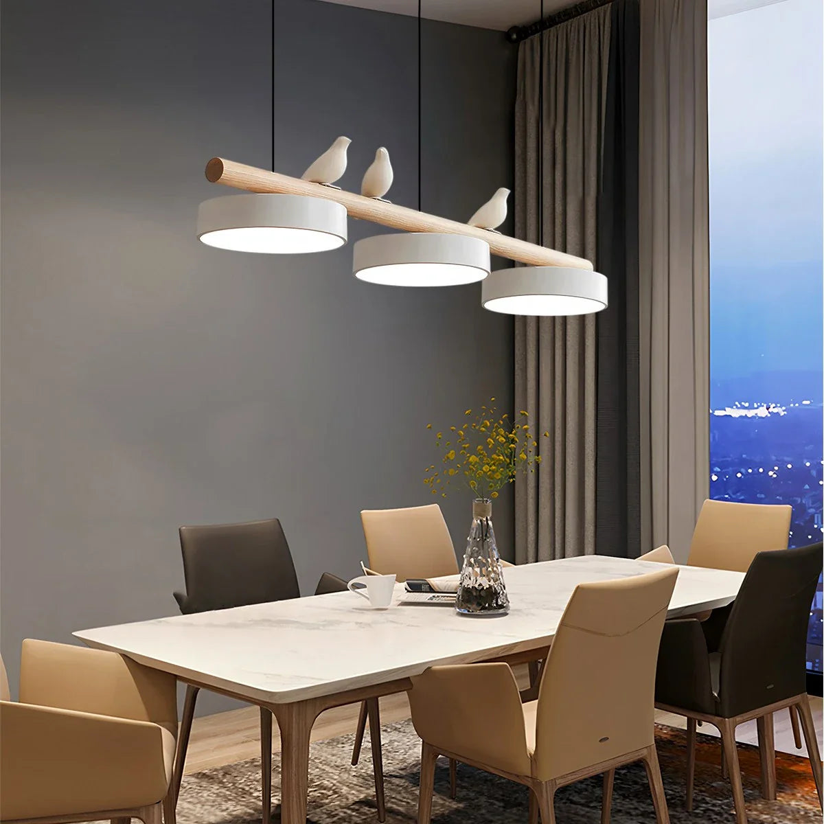 Feyran Sienna Bird Pendant Lamp for Dining Room