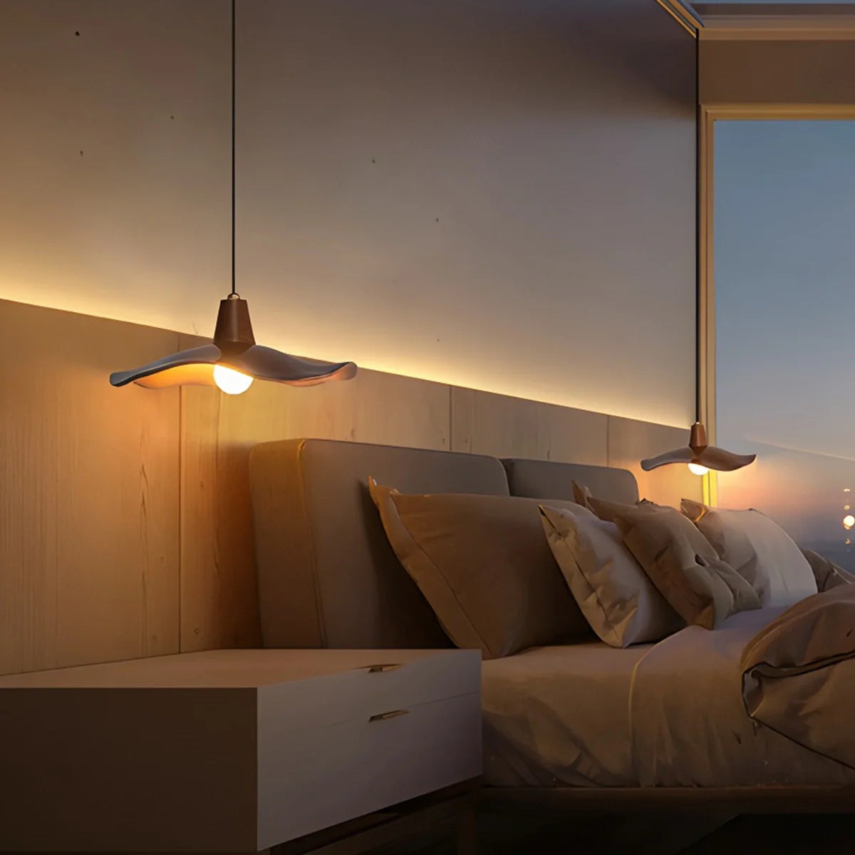 Feyran Retro Wave Wabi Sabi Pendant Light