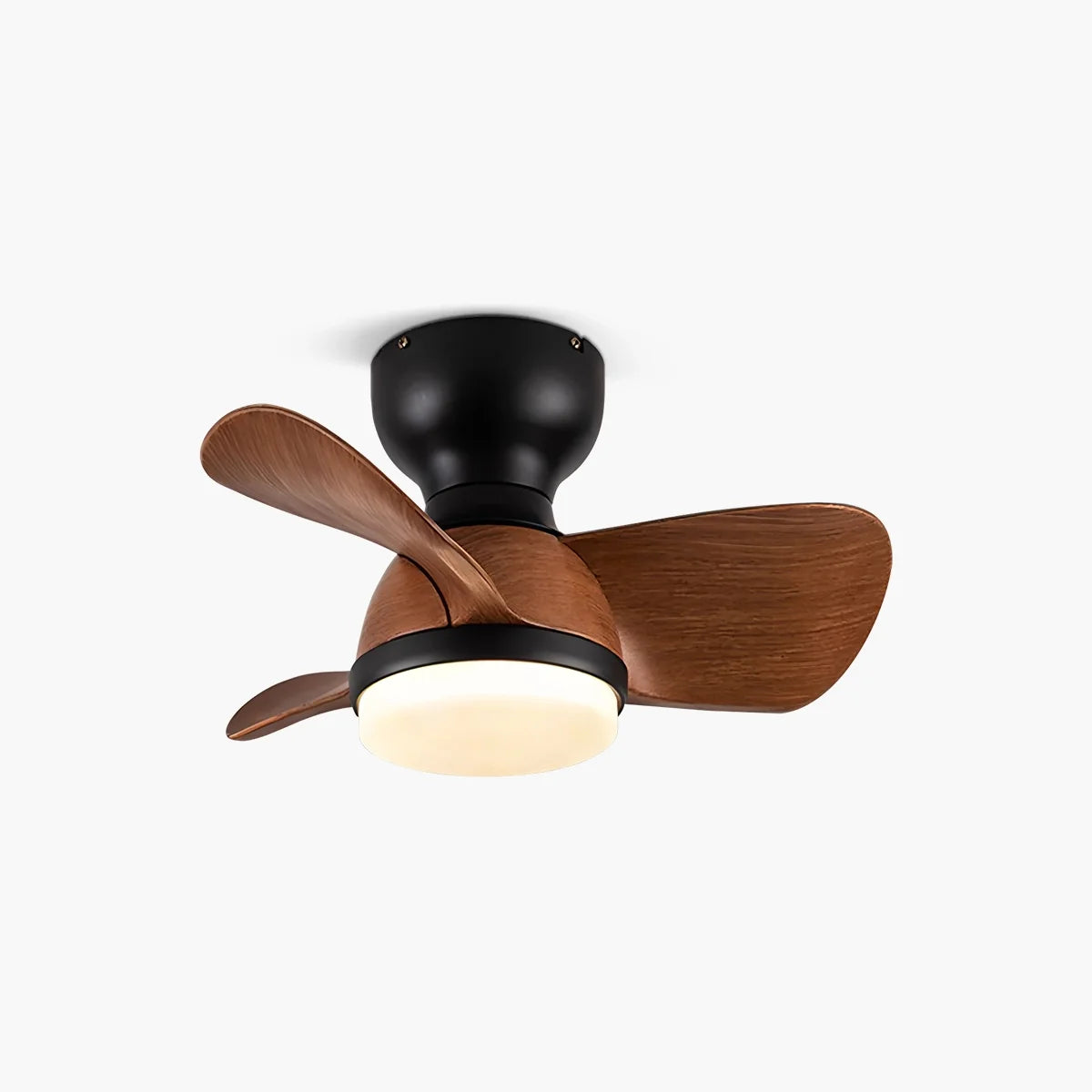 Feyran Small Flush Mount Ceiling Fan with Light