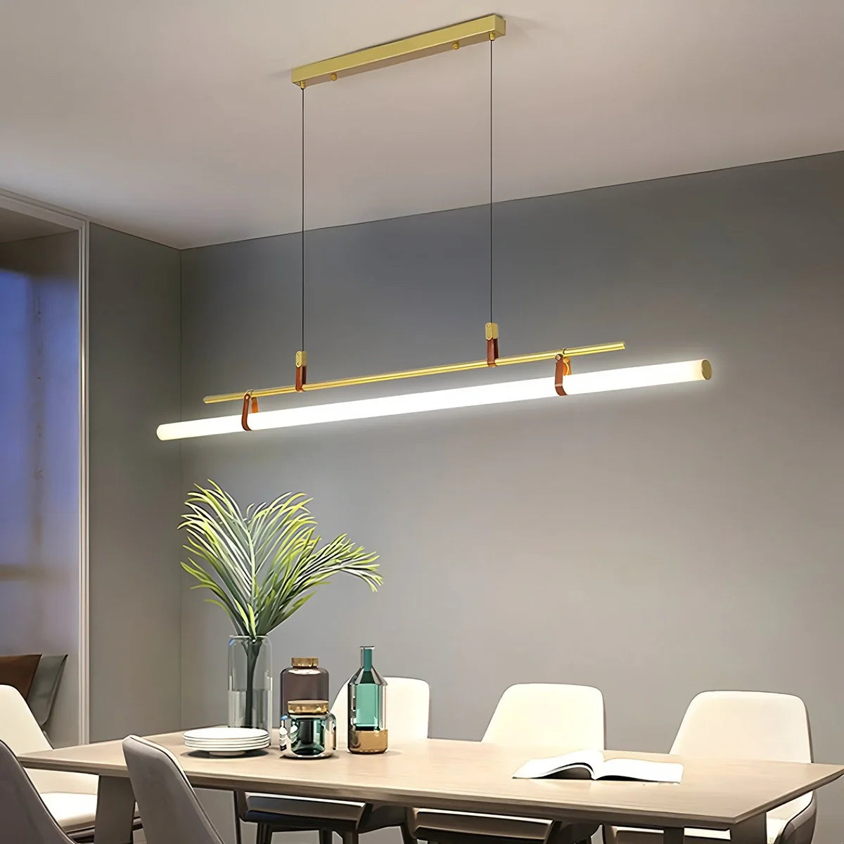 Feyran Solin Linear LED Pendant Light for Dining Area