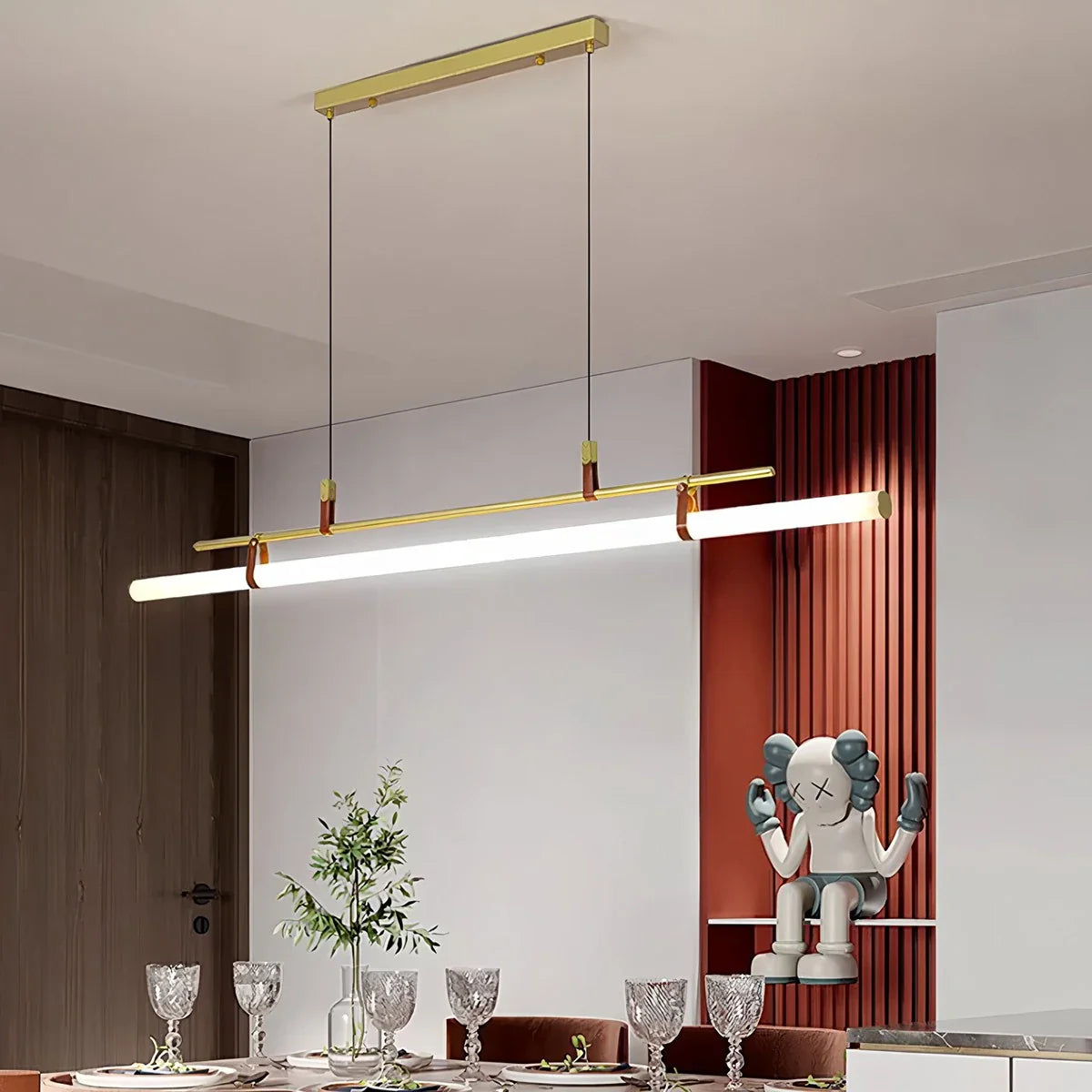 Feyran Solin Linear LED Pendant Light for Dining Area