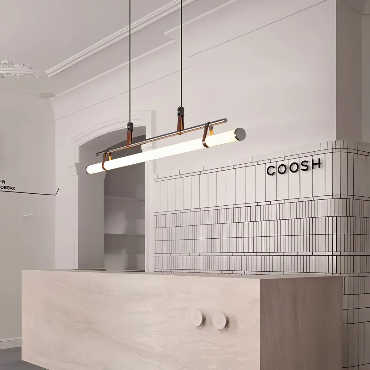 Feyran Solin Linear LED Pendant Light for Dining Area