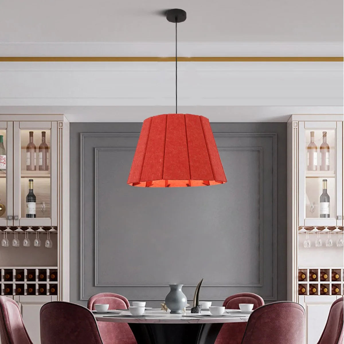 Feyran Splicing Board Circular Acoustic Pendant Light
