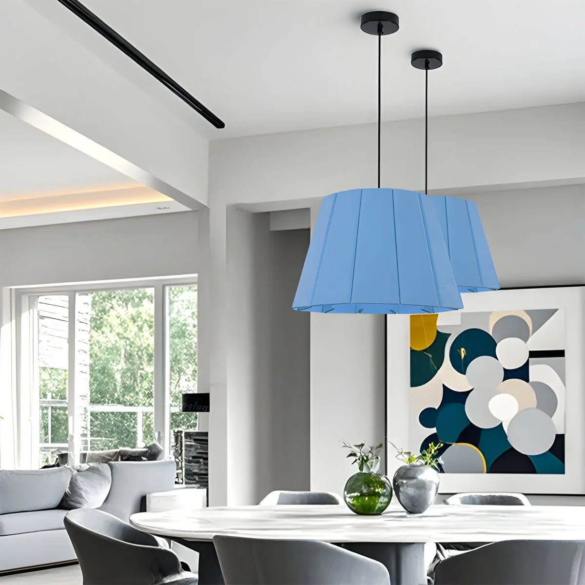 Feyran Splicing Board Circular Acoustic Pendant Light