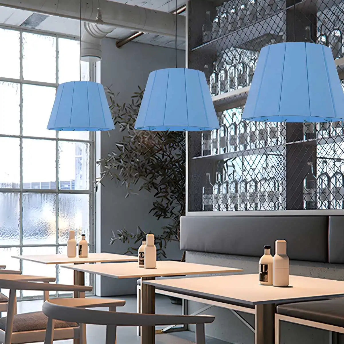 Feyran Splicing Board Circular Acoustic Pendant Light