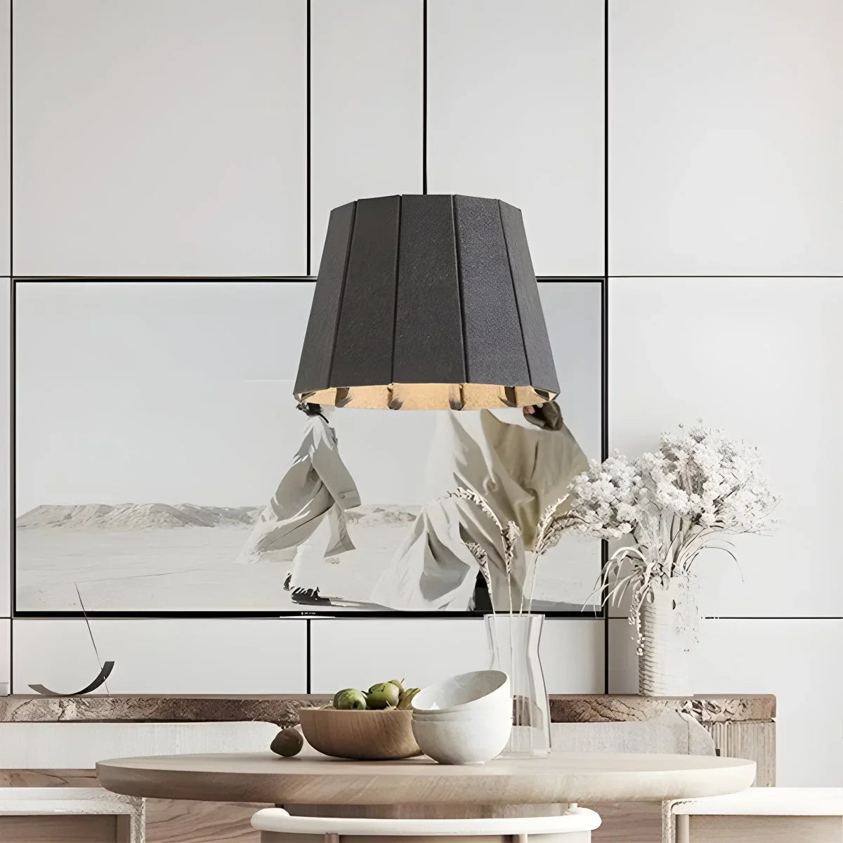 Feyran Splicing Board Circular Acoustic Pendant Light