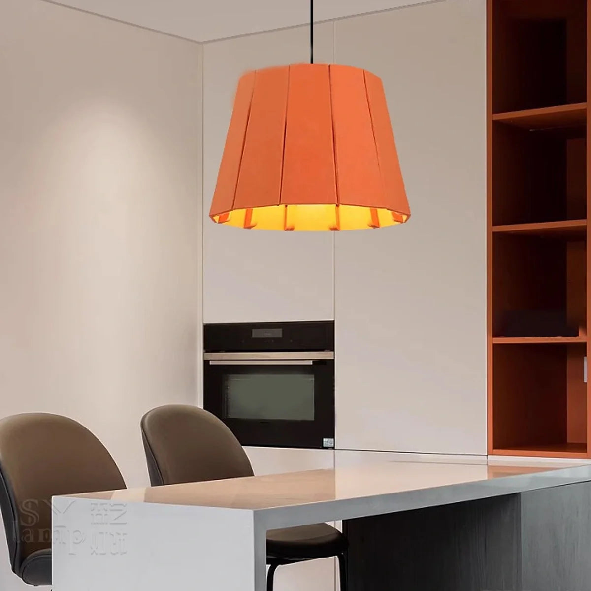 Feyran Splicing Board Circular Acoustic Pendant Light