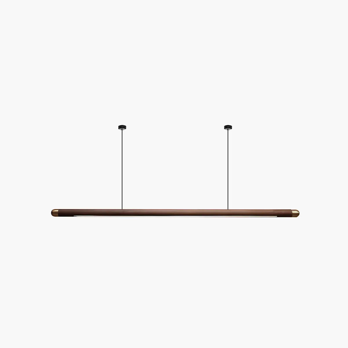 Feyran Svelte Wood Linear Pendant Light for Kitchen