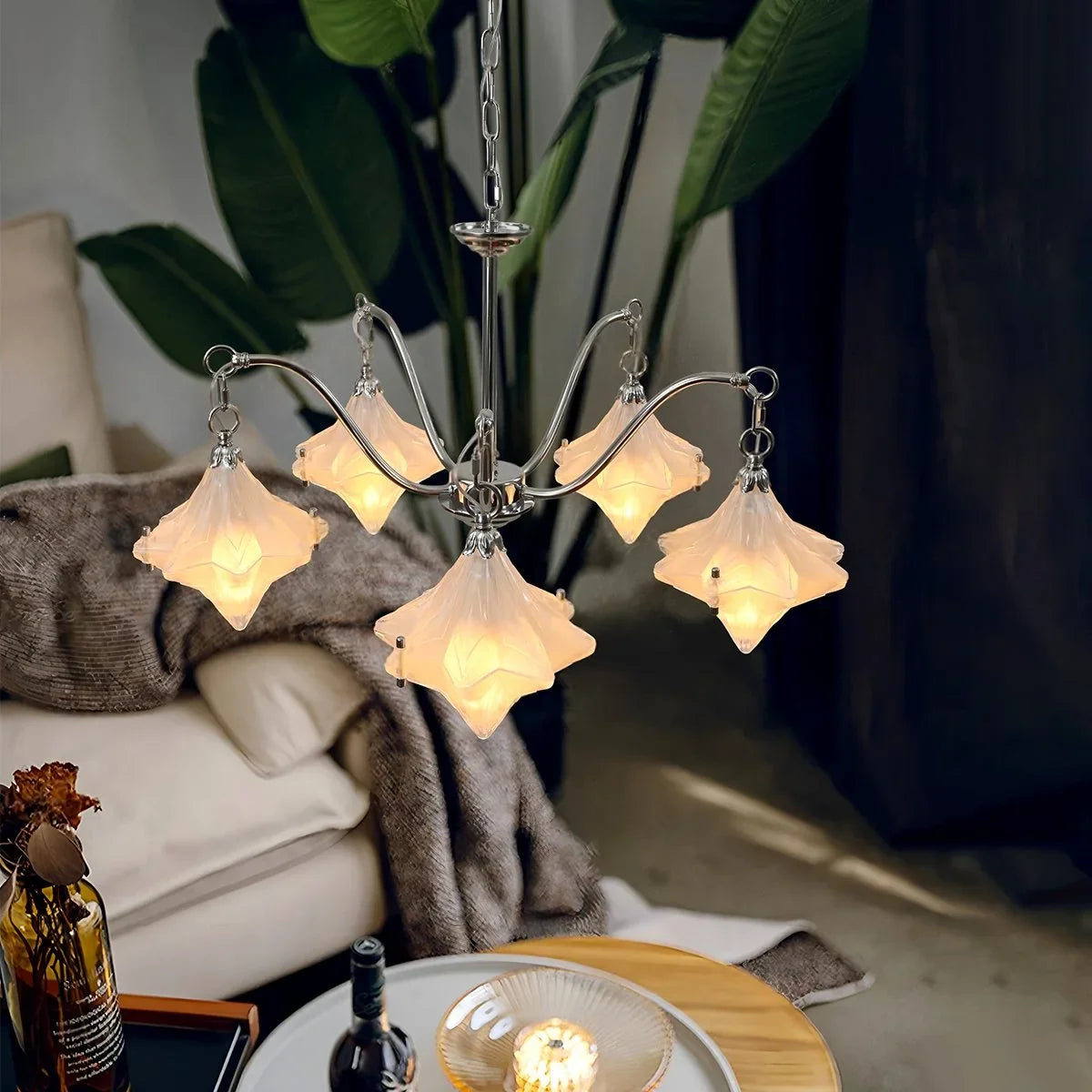Feyran Sylume Star-Shaped Chandelier for Living Room