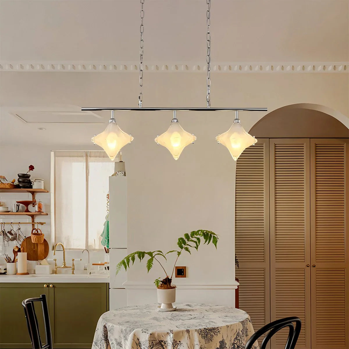 Feyran Sylume Star-Shaped Chandelier for Living Room