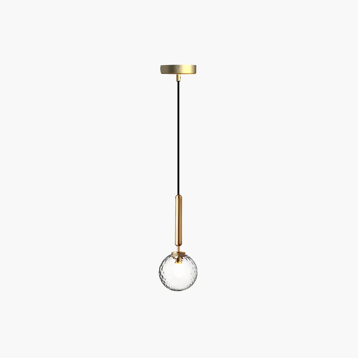 Feyran Temen Globe Glass Pendant Light for Kitchen Island