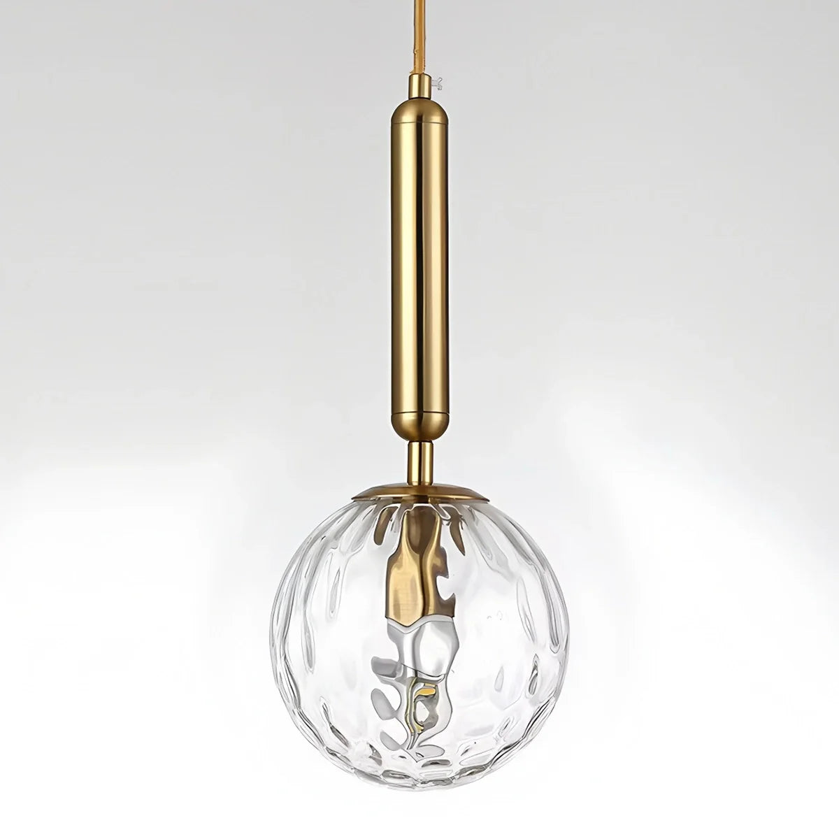 Feyran Temen Globe Glass Pendant Light for Kitchen Island