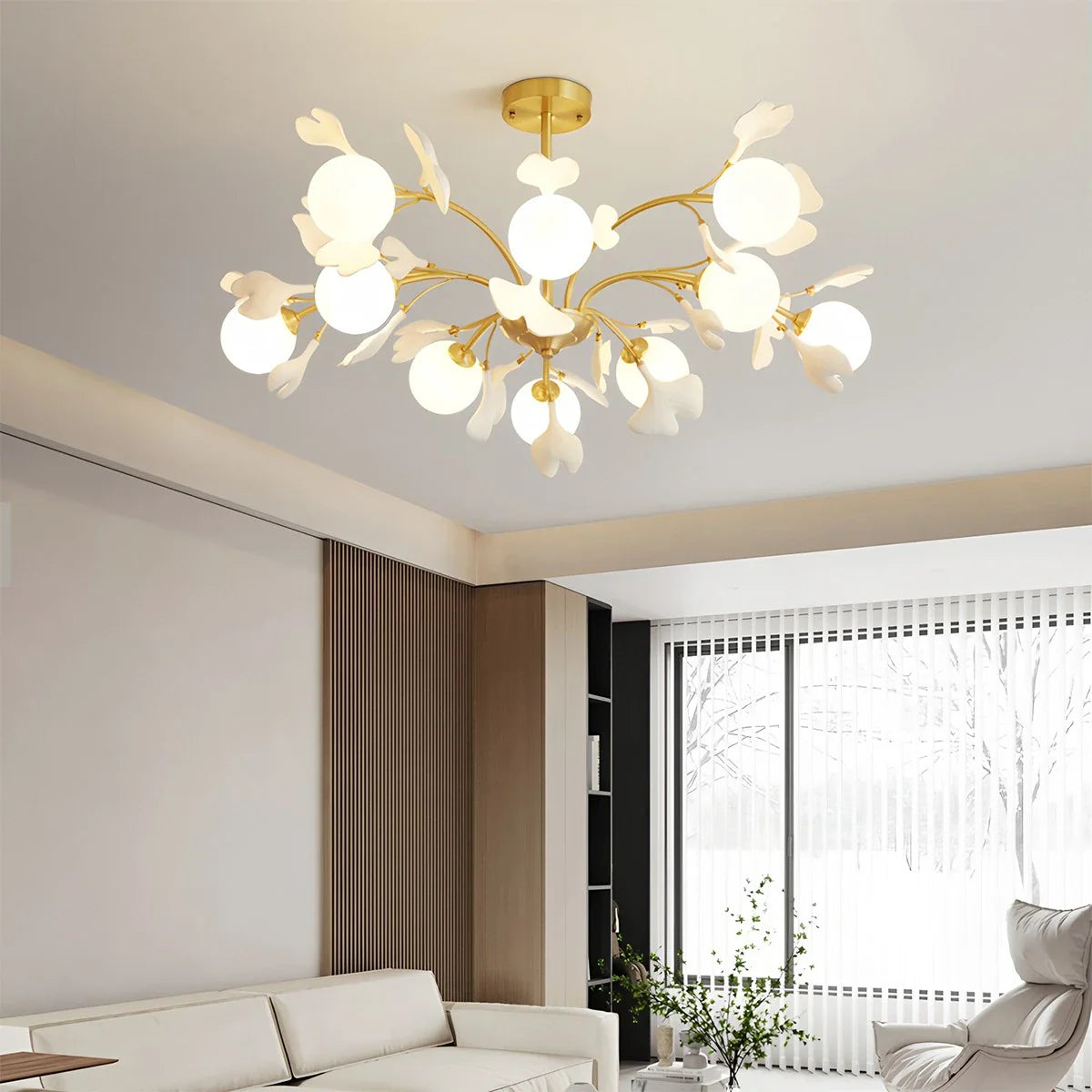 Feyran Thalassa Ginkgo Chandelier for Living Room