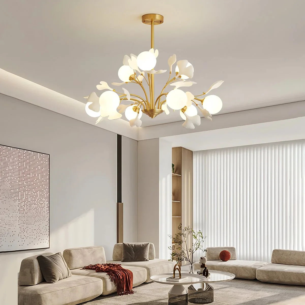 Feyran Thalassa Ginkgo Chandelier for Living Room
