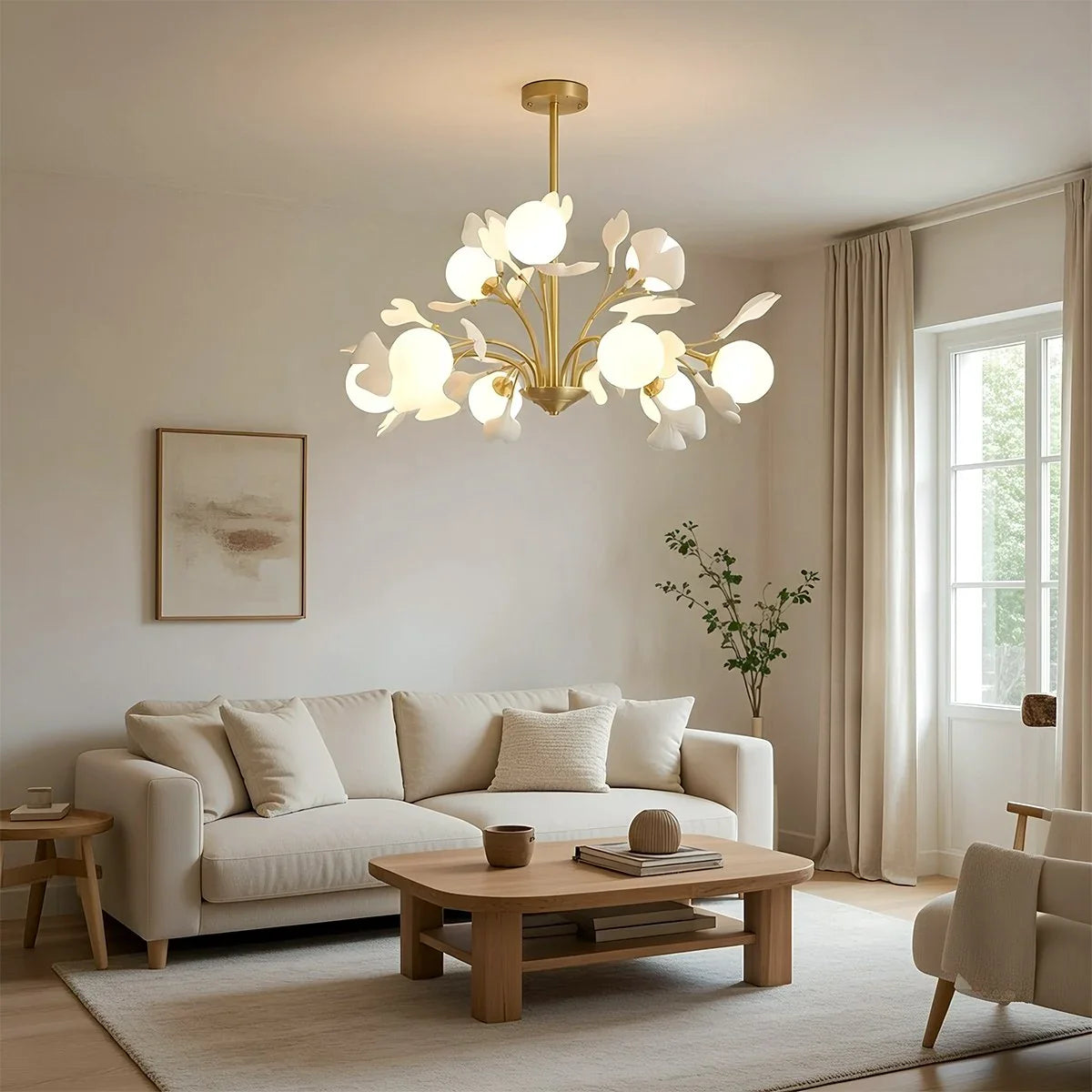 Feyran Thalassa Ginkgo Chandelier for Living Room