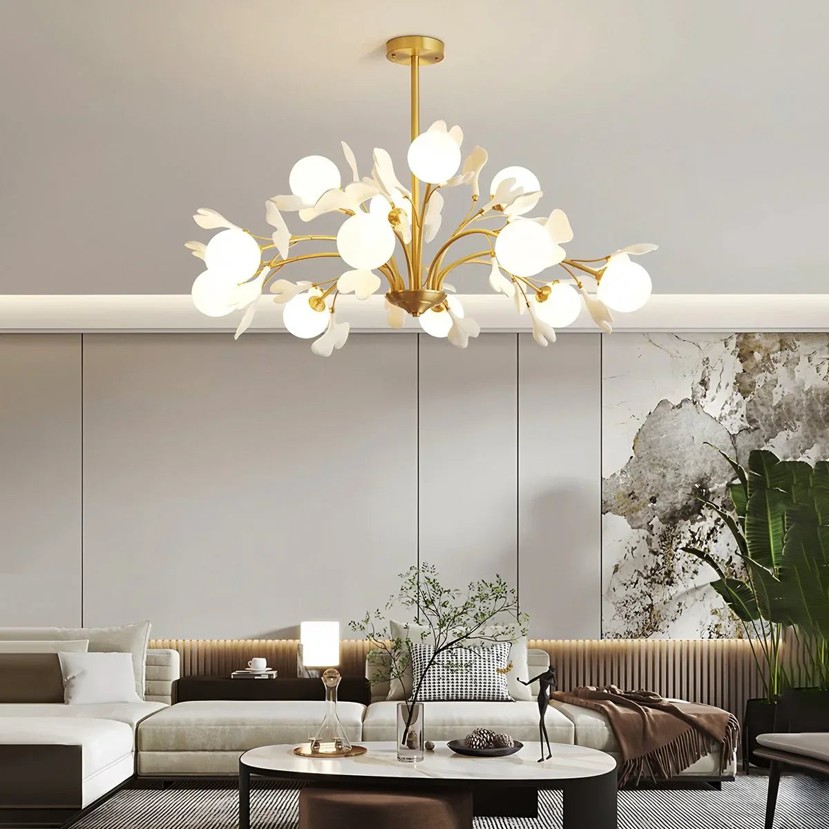 Feyran Thalassa Ginkgo Chandelier for Living Room