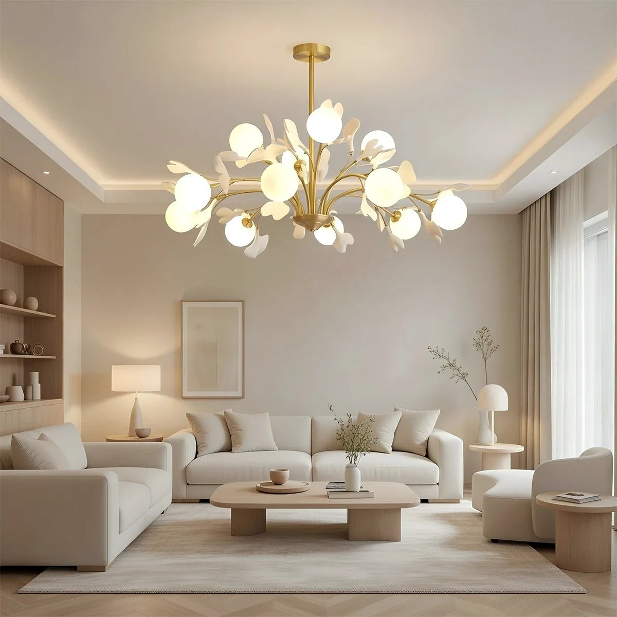 Feyran Thalassa Ginkgo Chandelier for Living Room