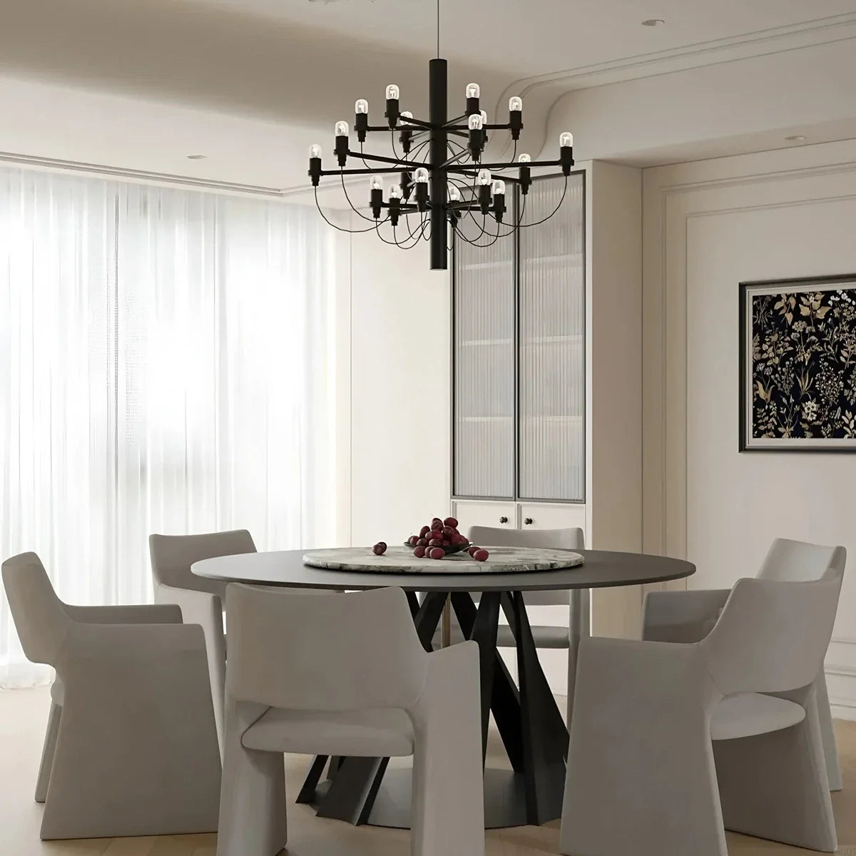 Feyran Tiered Modern Candle Chandelier