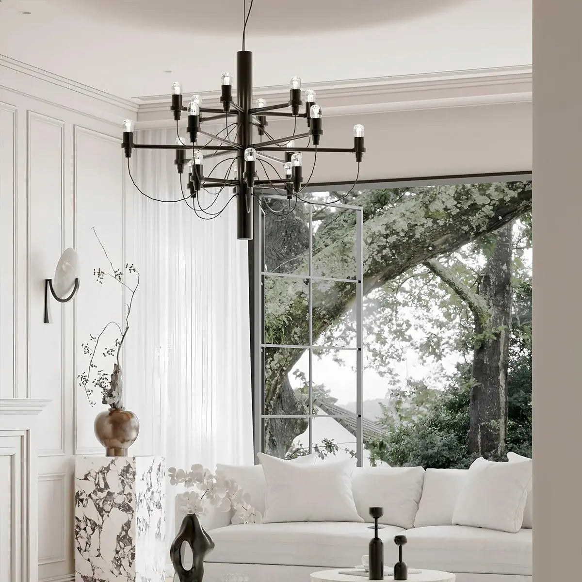 Feyran Tiered Modern Candle Chandelier