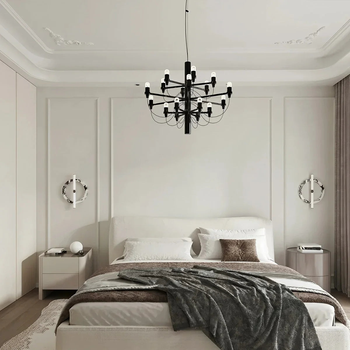 Feyran Tiered Modern Candle Chandelier