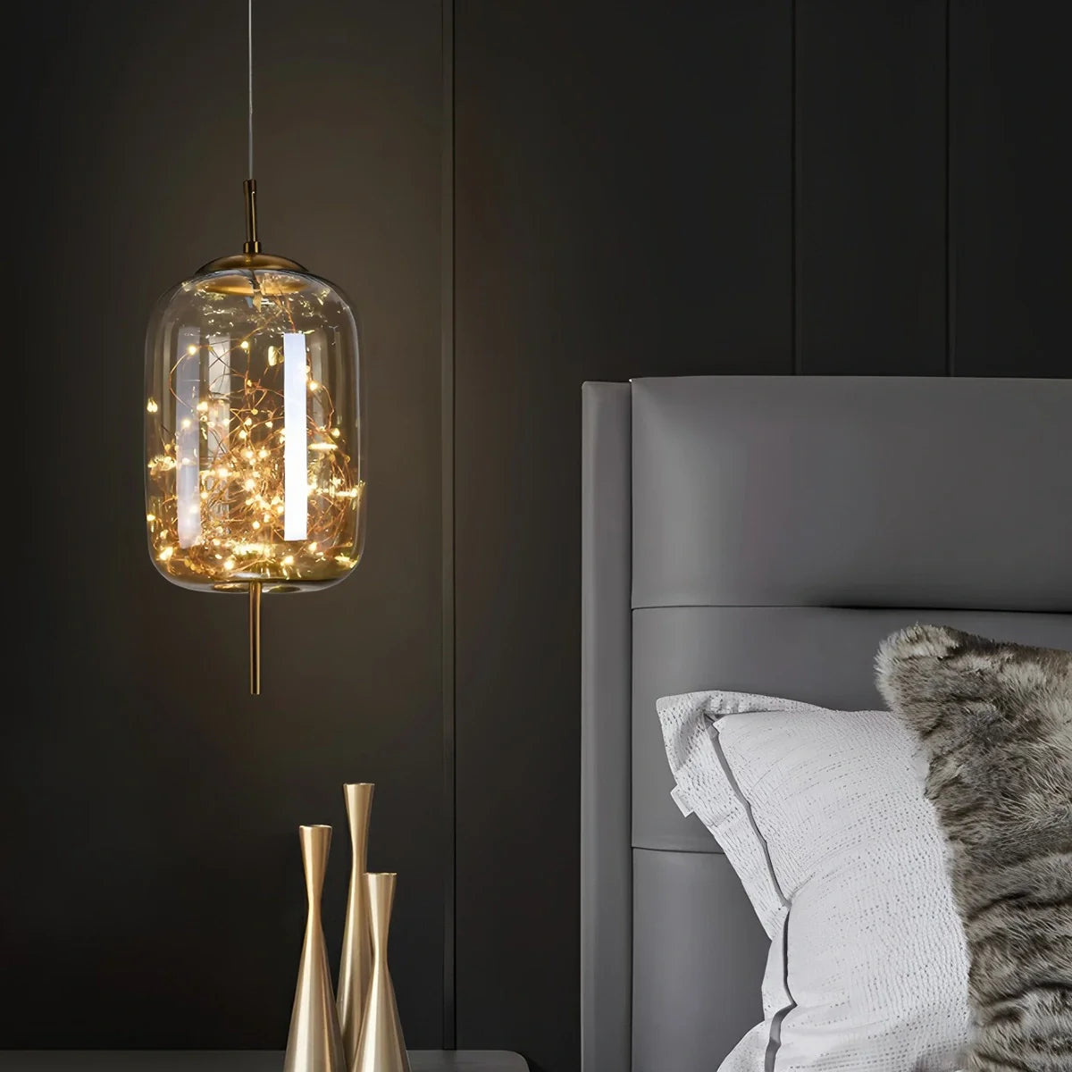 Feyran Twirl Modern Pendant Light for Bedroom