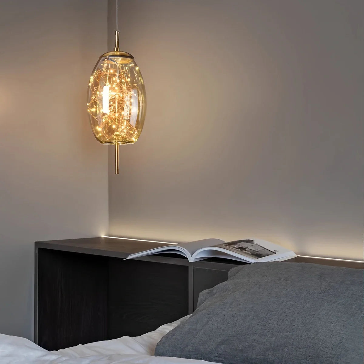 Feyran Twirl Modern Pendant Light for Bedroom
