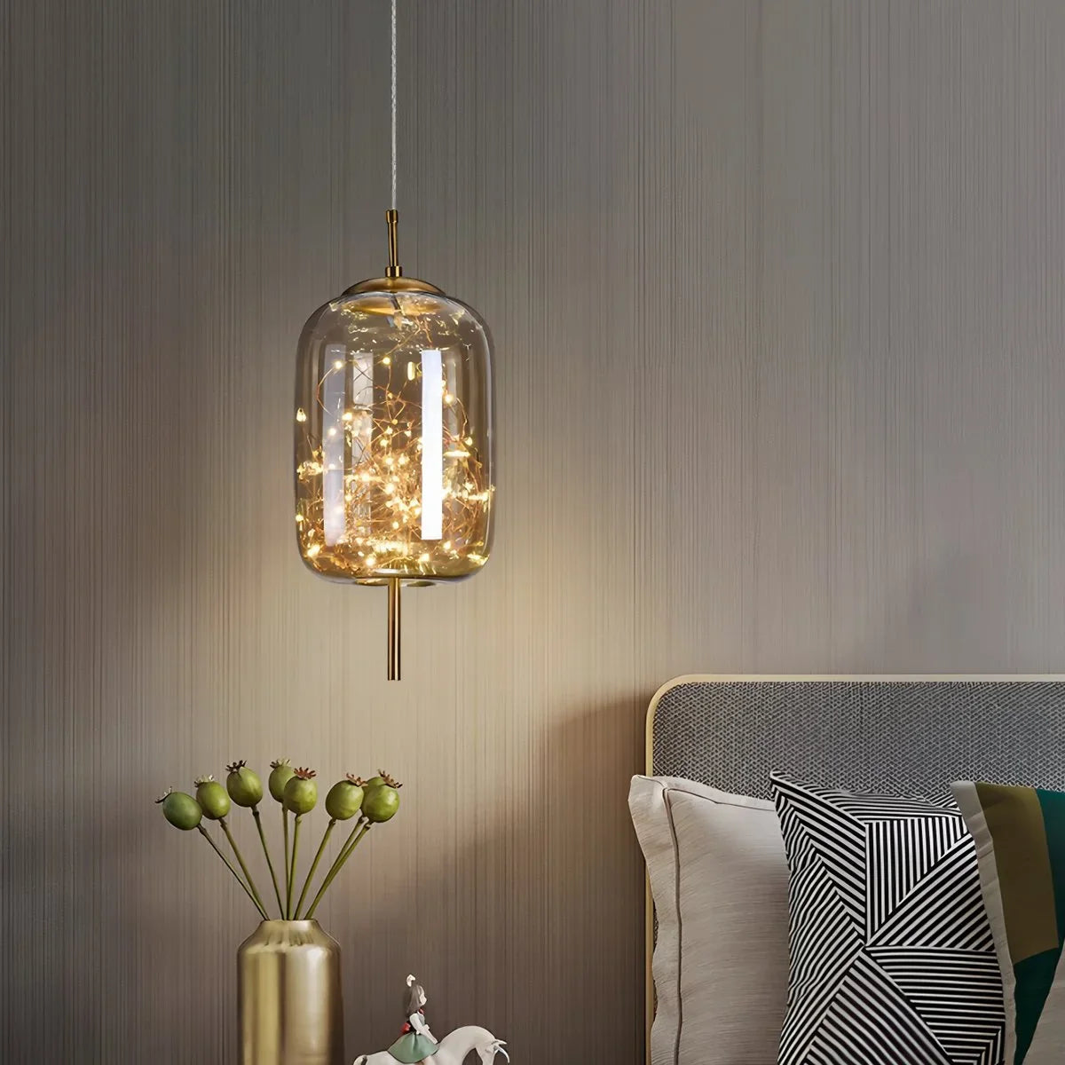 Feyran Twirl Modern Pendant Light for Bedroom