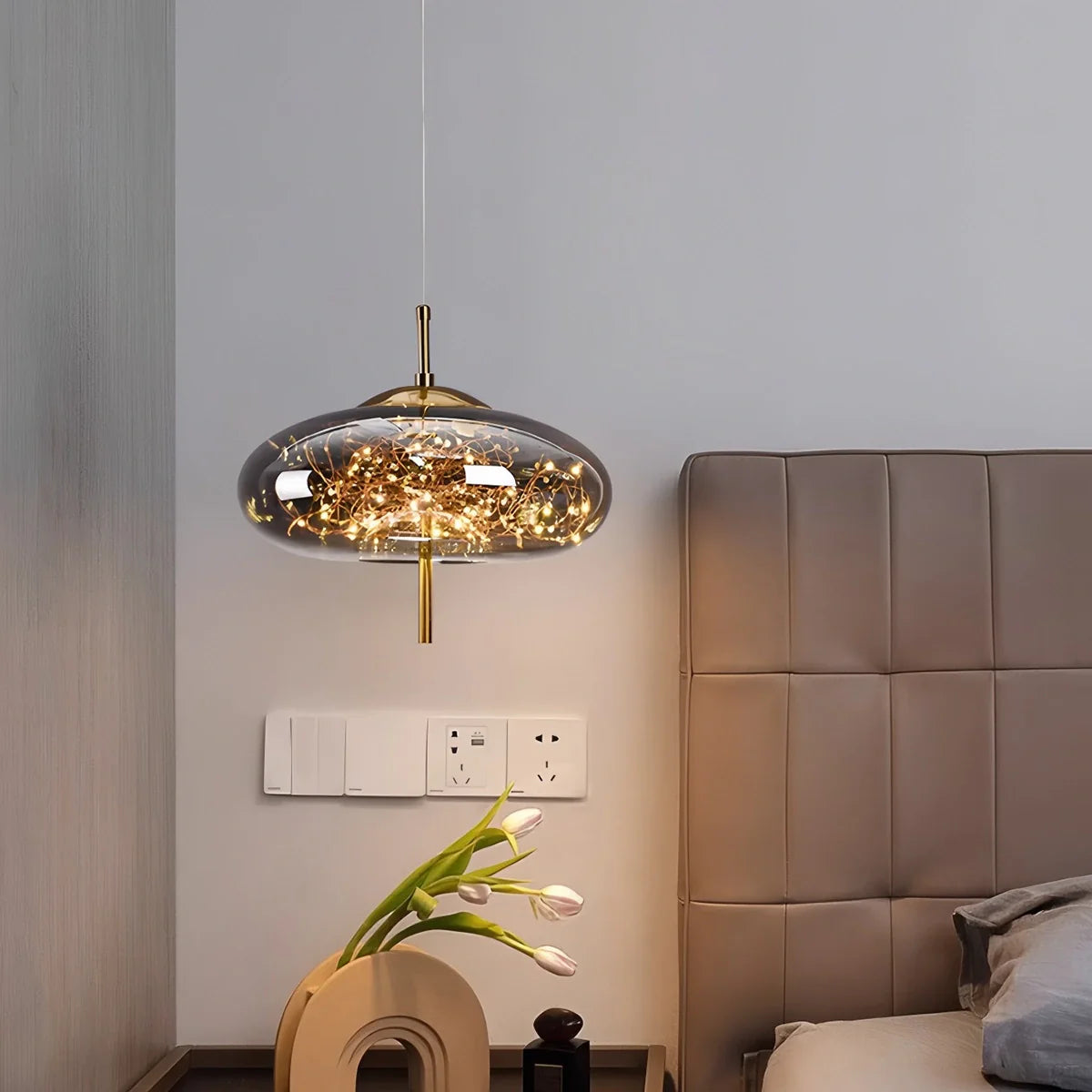 Feyran Twirl Modern Pendant Light for Bedroom