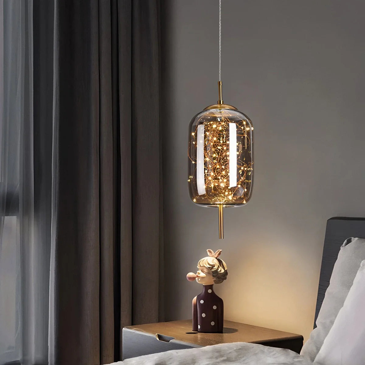 Feyran Twirl Modern Pendant Light for Bedroom