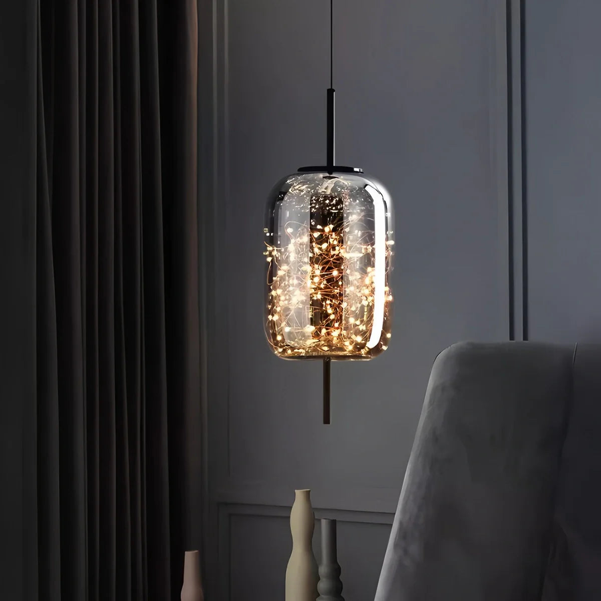 Feyran Twirl Modern Pendant Light for Bedroom