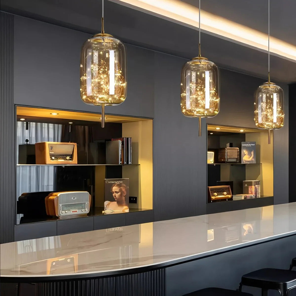 Feyran Twirl Modern Pendant Light for Bedroom