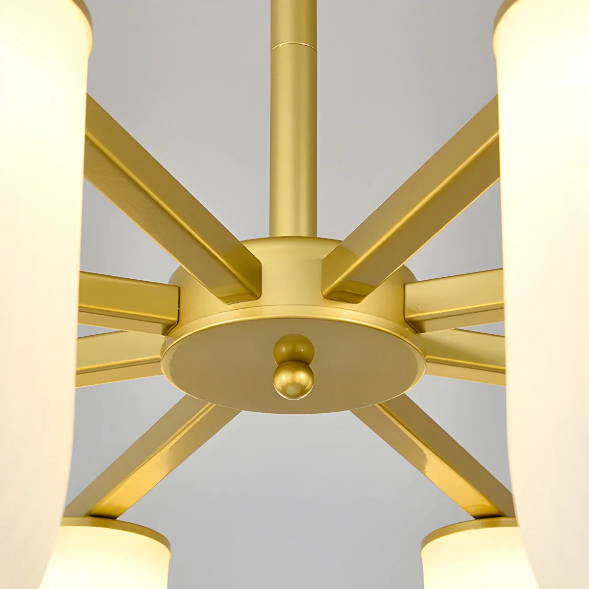 Feyran U-Shaped Milk Glass Chandelier