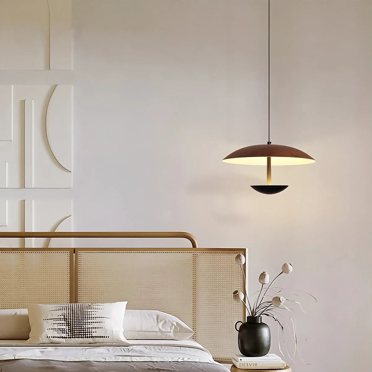 Feyran UFO Wrought Iron Pendeant Light for Living Room
