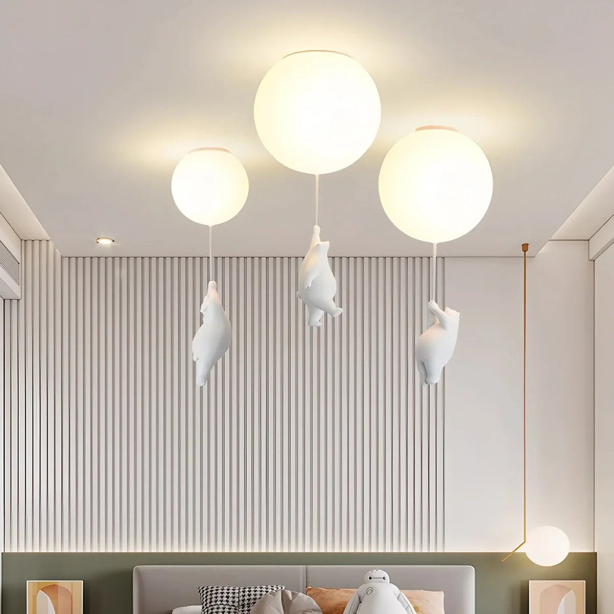 Feyran Modern Cartoon Balloon Bear Ceiling Light