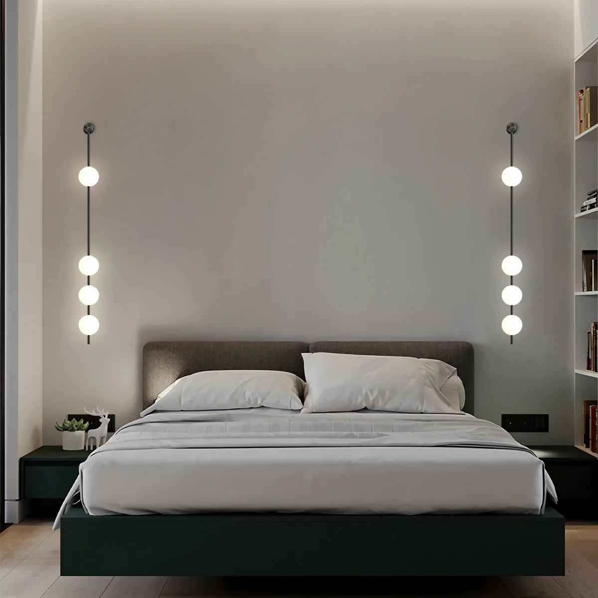 Feyran Vertical Balls Wall Lamp for Corridor