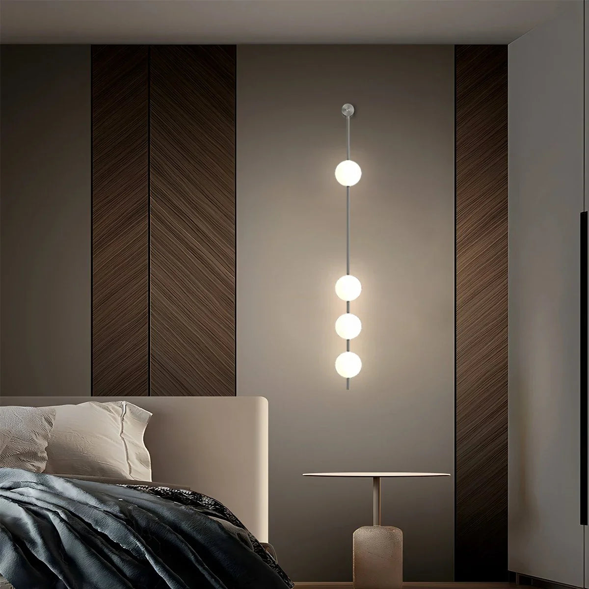 Feyran Vertical Balls Wall Lamp for Corridor