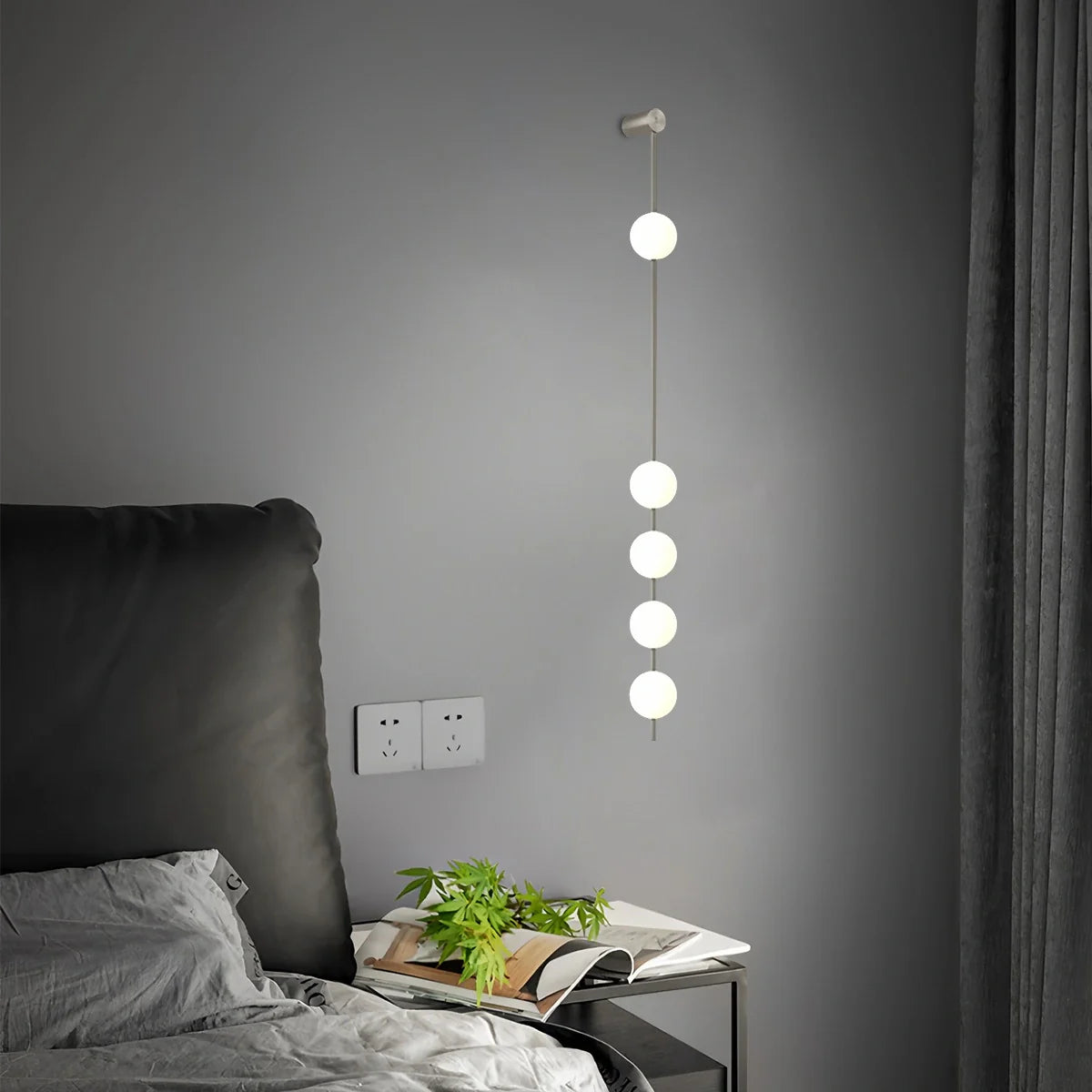 Feyran Vertical Balls Wall Lamp for Corridor