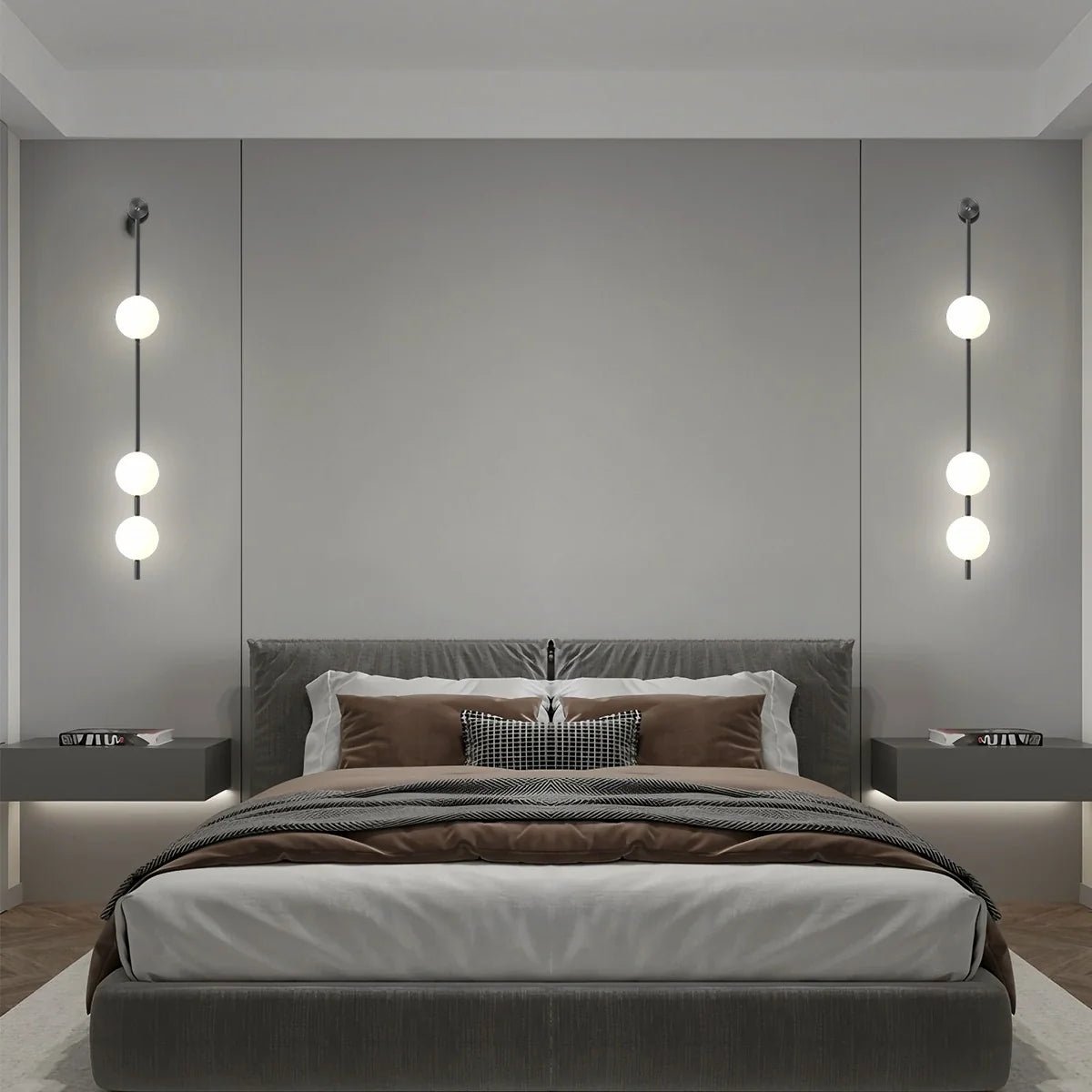Feyran Vertical Balls Wall Lamp for Corridor