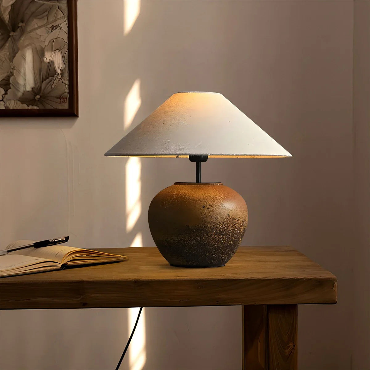 Feyran Vintage Ceramic Table Lamp