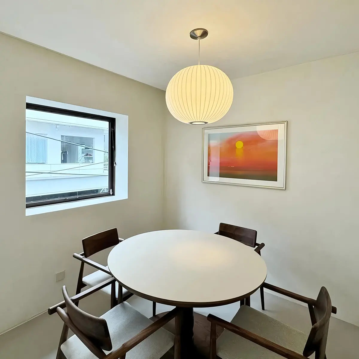Feyran Vintage LED Silk Lantern Pendant Light