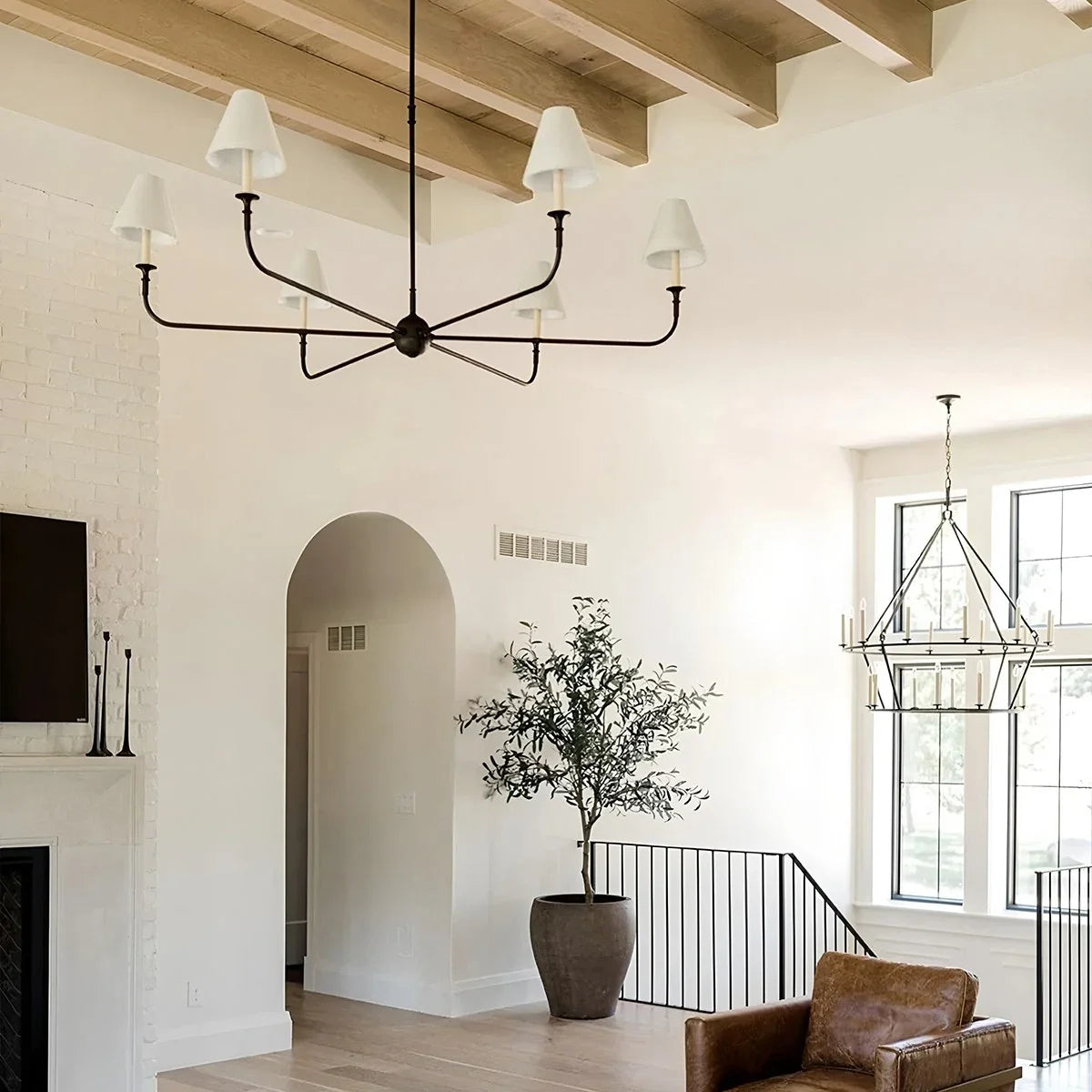 Feyran Vintage Retro Metal Chandelier